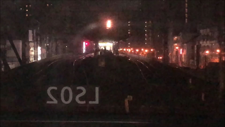 鉄道乗車記録「天王寺駅から大阪駅」車窓・風景の写真(1) by Railway Video SJ 撮影日時:2018年12月