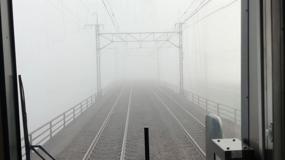 鉄道乗車記録「京都駅から米原駅」車窓・風景の写真(1) by Railway Video SJ 撮影日時:2018年12月