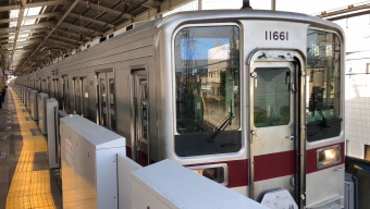 小川町駅から和光市駅の乗車記録(乗りつぶし)写真