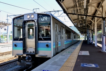 信濃大町駅から安曇追分駅の乗車記録(乗りつぶし)写真