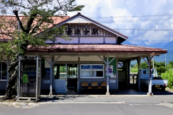 安曇追分駅から信濃大町駅の乗車記録(乗りつぶし)写真