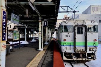 苫小牧駅から浜田浦駅の乗車記録(乗りつぶし)写真