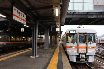 高山駅から猪谷駅の乗車記録(乗りつぶし)写真