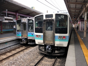 塩尻駅から信濃境駅の乗車記録(乗りつぶし)写真