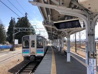 穂高駅から松本駅の乗車記録(乗りつぶし)写真