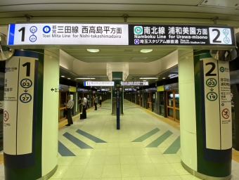 白金高輪駅から三田駅の乗車記録(乗りつぶし)写真