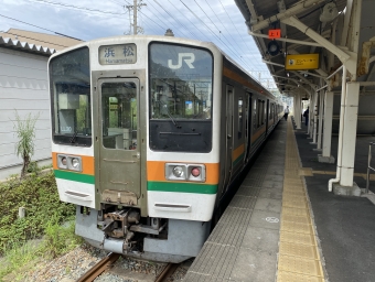 清水駅から興津駅の乗車記録(乗りつぶし)写真