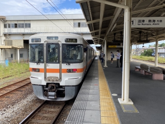 吉原駅から三島駅の乗車記録(乗りつぶし)写真