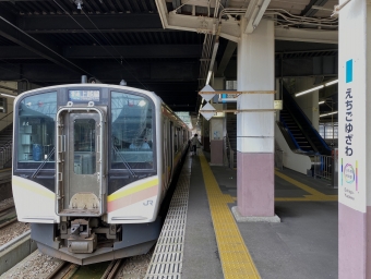 越後湯沢駅から六日町駅の乗車記録(乗りつぶし)写真