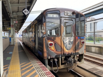 鳥取駅から安部駅の乗車記録(乗りつぶし)写真