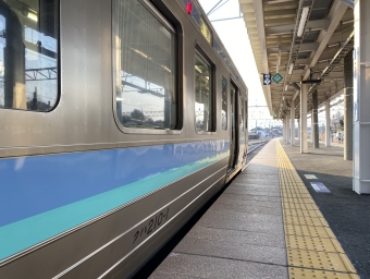 小淵沢駅から信濃境駅の乗車記録(乗りつぶし)写真