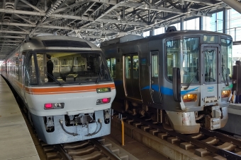 富山駅から名古屋駅の乗車記録(乗りつぶし)写真
