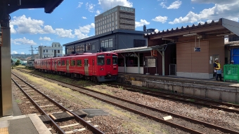 日田駅から豊後森駅の乗車記録(乗りつぶし)写真