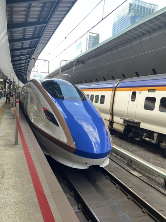 東京駅から金沢駅の乗車記録(乗りつぶし)写真
