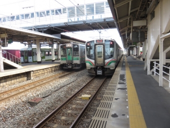 小牛田駅から仙台駅の乗車記録(乗りつぶし)写真