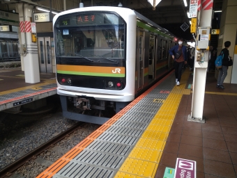 八王子駅から川越駅の乗車記録(乗りつぶし)写真