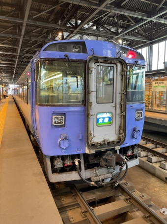 旭川駅から上川駅の乗車記録(乗りつぶし)写真