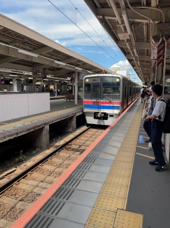 京成成田駅からユーカリが丘駅の乗車記録(乗りつぶし)写真