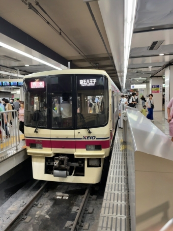 新宿駅から調布駅の乗車記録(乗りつぶし)写真