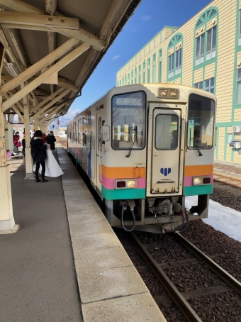長井駅から赤湯駅:鉄道乗車記録の写真