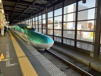 盛岡駅から上野駅の乗車記録(乗りつぶし)写真