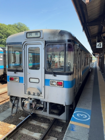 徳島駅から南小松島駅の乗車記録(乗りつぶし)写真
