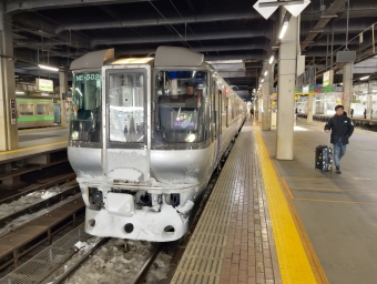 札幌駅から室蘭駅の乗車記録(乗りつぶし)写真