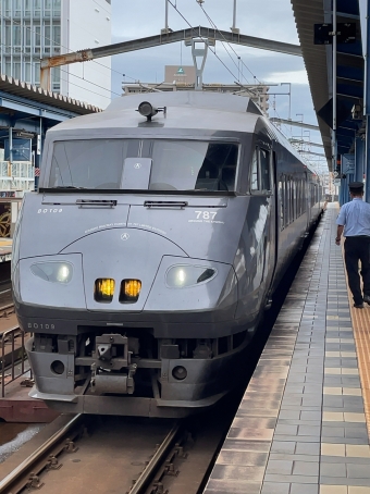 宮崎駅から鹿児島中央駅の乗車記録(乗りつぶし)写真