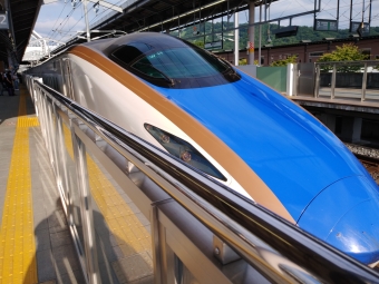 軽井沢駅から大宮駅の乗車記録(乗りつぶし)写真