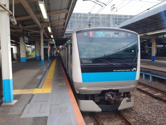 大船駅から関内駅の乗車記録(乗りつぶし)写真