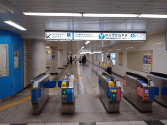 関内駅からあざみ野駅の乗車記録(乗りつぶし)写真
