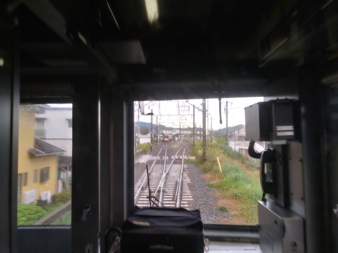 鉄道乗車記録の写真:車窓・風景(2)        「小川町駅入線前のポイント」