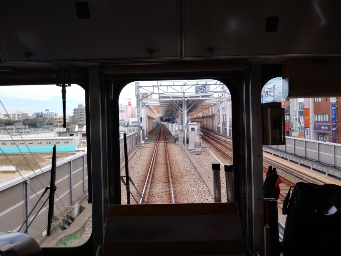 鉄道乗車記録の写真:車窓・風景(5)        「大井町駅に進入していく」