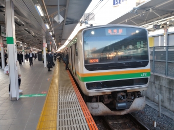 浦和駅から高崎駅の乗車記録(乗りつぶし)写真