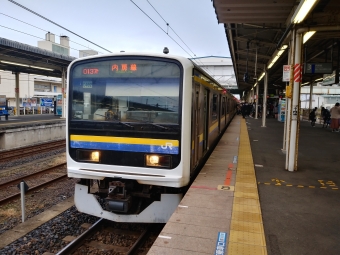 蘇我駅から木更津駅の乗車記録(乗りつぶし)写真
