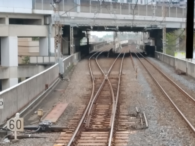 鉄道乗車記録の写真:車窓・風景(2)        「電車は左側の西浦和支線に進む」