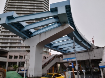 豊洲駅から新橋駅の乗車記録(乗りつぶし)写真