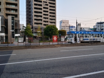 柳川停留場から清輝橋停留場の乗車記録(乗りつぶし)写真
