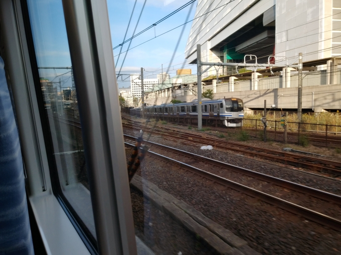 鉄道乗車記録の写真:車窓・風景(5)        「錦糸町駅を発車した後、総武線緩行線に入る」
