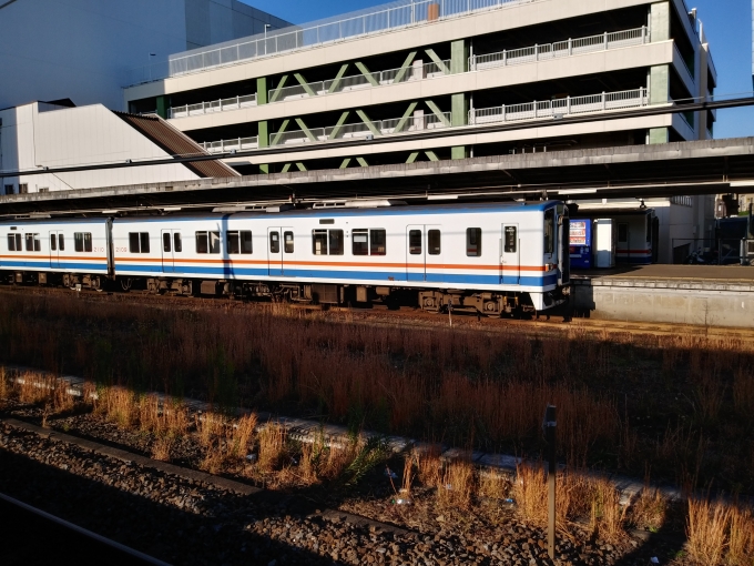 鉄道乗車記録の写真:列車・車両の様子(未乗車)(1)          「JR取手駅ホームから関東鉄道車両を撮影」