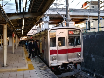 朝霞台駅から坂戸駅の乗車記録(乗りつぶし)写真