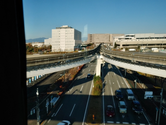 鉄道乗車記録の写真:車窓・風景(5)        「車両基地引き込み線」