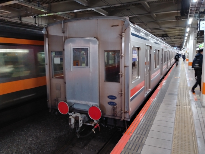 鉄道乗車記録の写真:列車・車両の様子(未乗車)(2)     「甲種輸送中の東急電鉄車両最後尾」