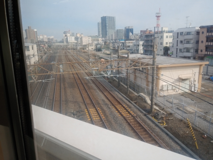 鉄道乗車記録の写真:車窓・風景(4)        「JR常磐線をオーバーパスする」