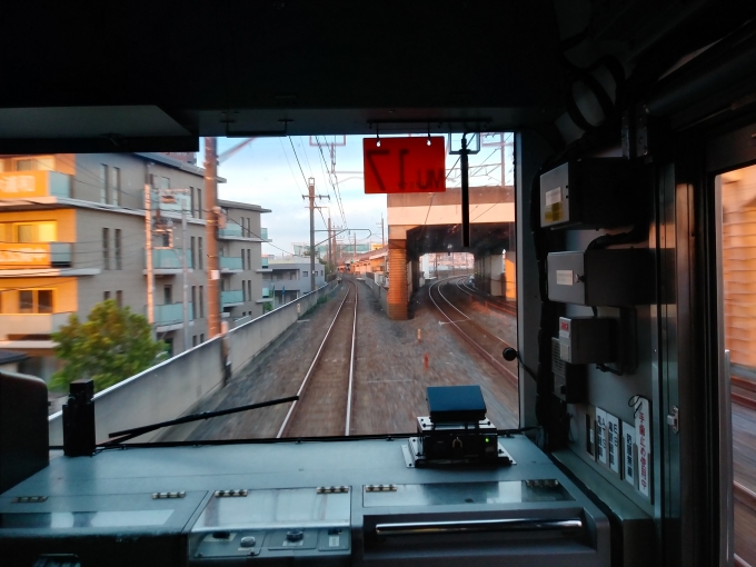 鉄道乗車記録の写真:車窓・風景(3)        「西浦和駅を通過し、武蔵野線大宮支線に進入する」