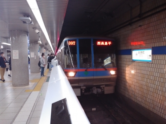 大手町駅から西高島平駅の乗車記録(乗りつぶし)写真