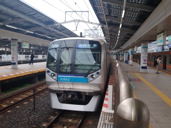 西船橋駅から日本橋駅の乗車記録(乗りつぶし)写真