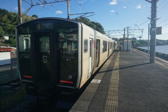 長崎駅から小長井駅の乗車記録(乗りつぶし)写真