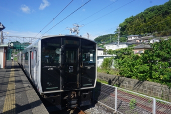 諫早駅から多良駅の乗車記録(乗りつぶし)写真