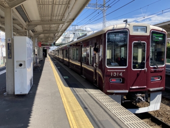 堺筋本町駅から長岡天神駅の乗車記録(乗りつぶし)写真